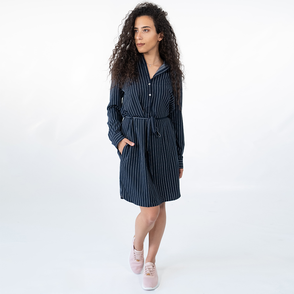 striped dress