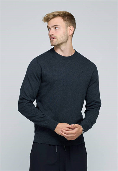 N.S-PIMA COTTON CREW NECK SWEA