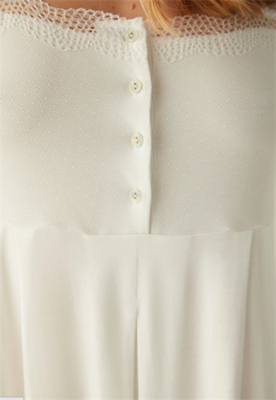 Sleep dress for pregnant and lactating women