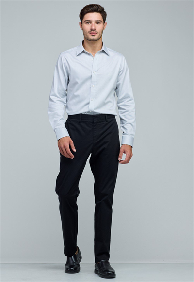 N.S-CHINO PANTS-BLACK