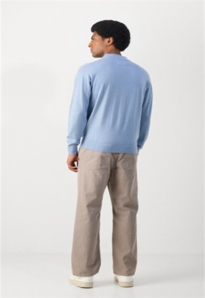 SEASONAL CORE- DROPPED SHOULDER MOCK NECK PULLOVER