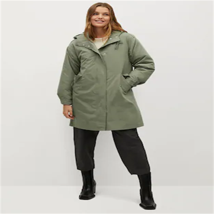 Long padded coat