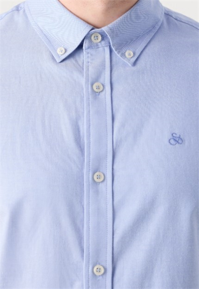 SEASONAL CORE - SOLID REGULAR-FIT OXFORD SHIRT