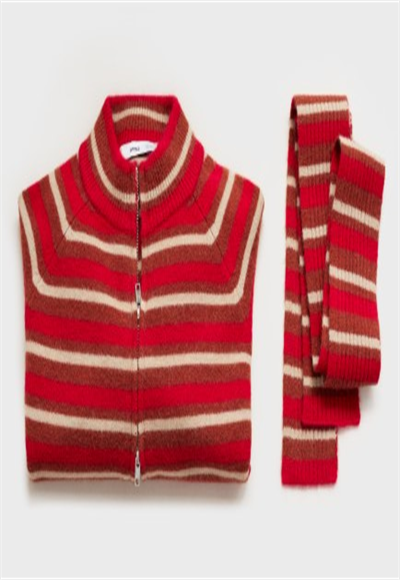 striped jacket