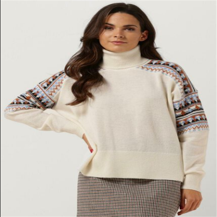 high neck blouse